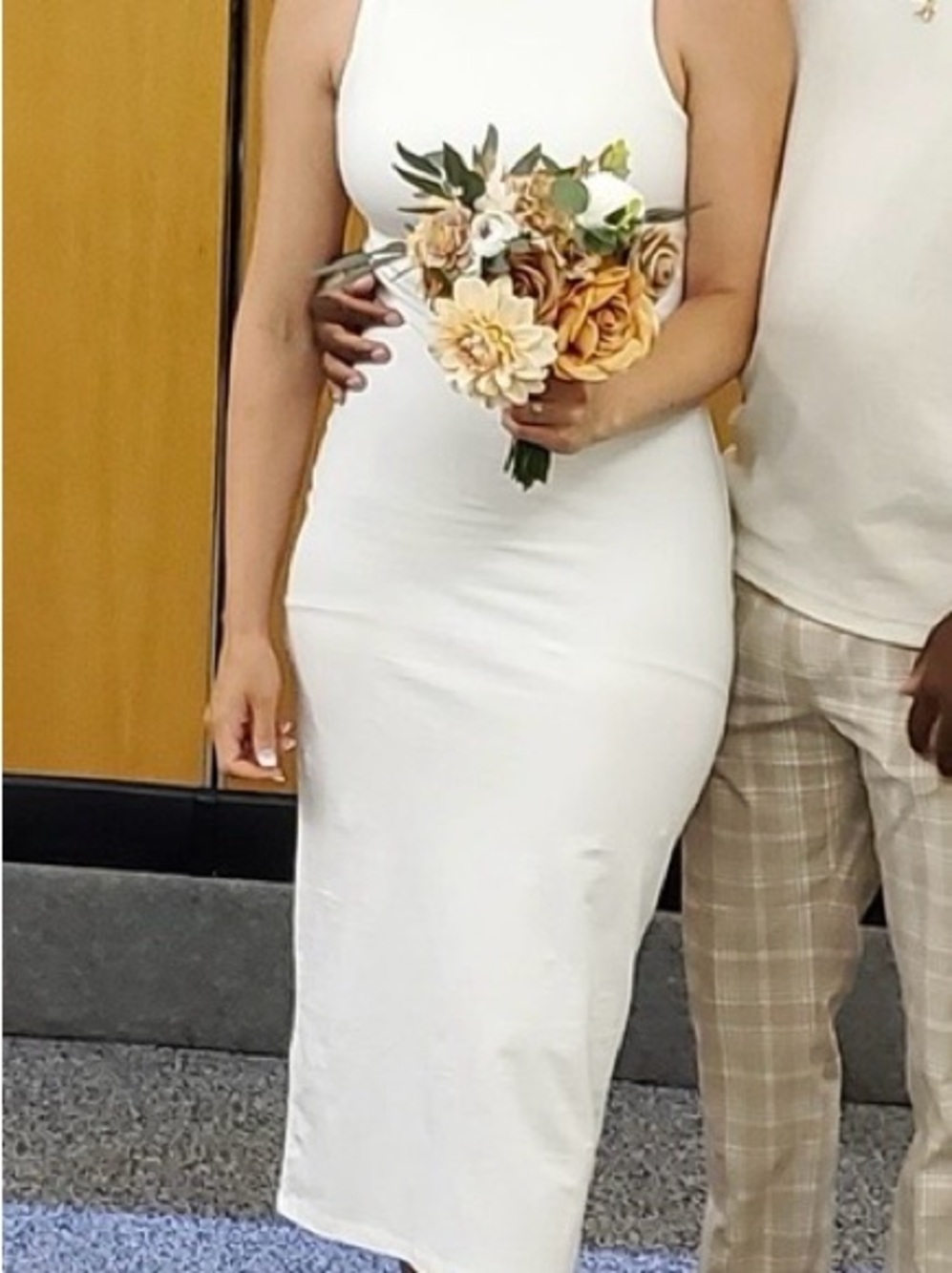 Perfect midi all white dress
